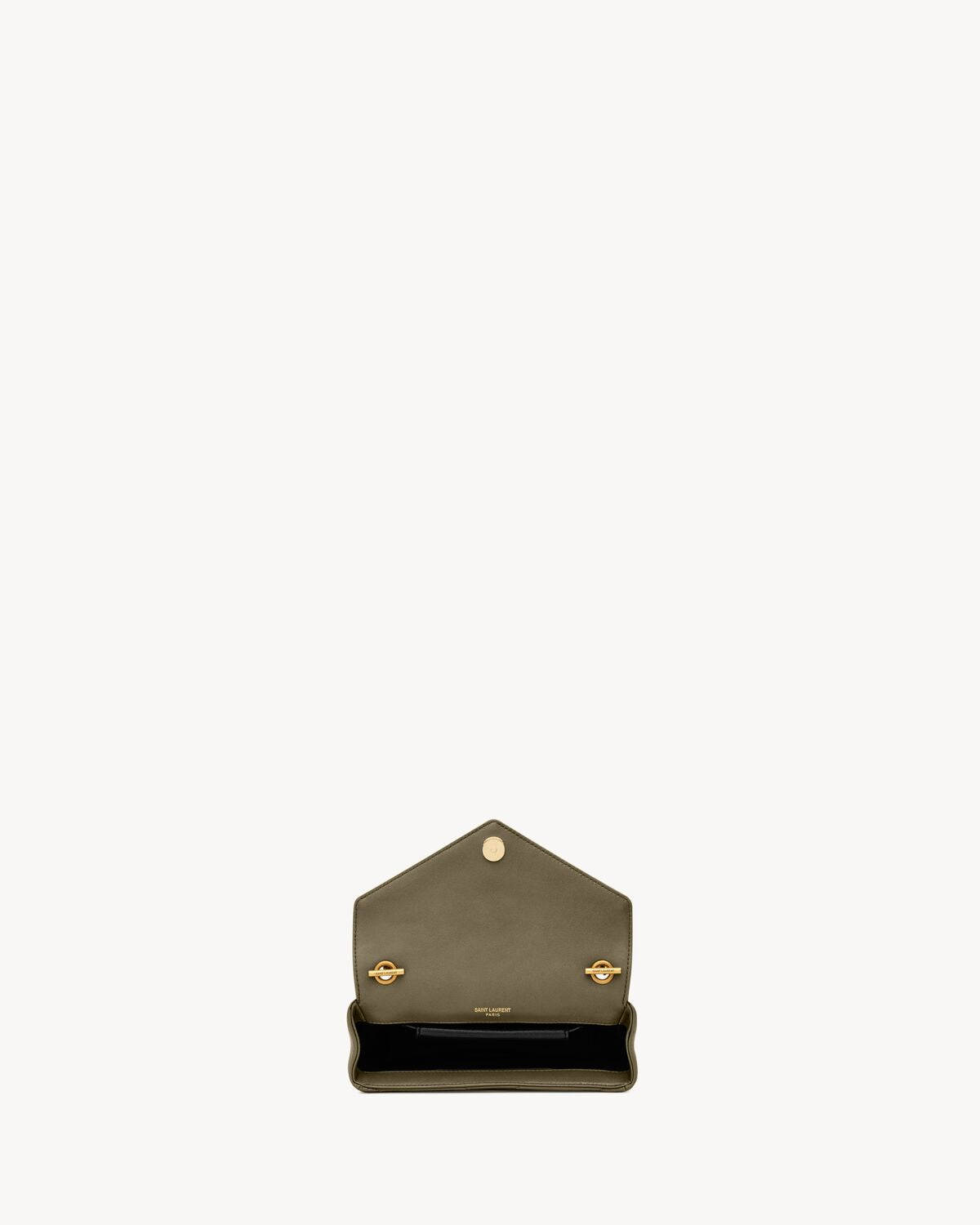 LOULOU MINI IN LAMBSKIN - LIGHT MUSK