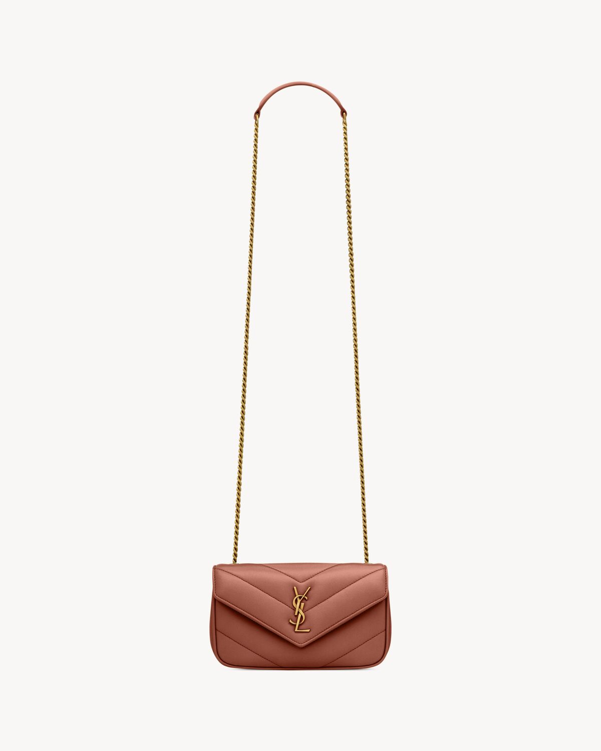 LOULOU MINI IN LAMBSKIN - HORTENSIA