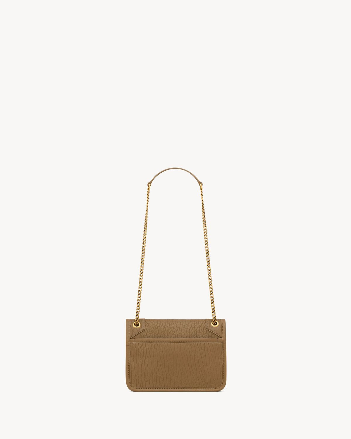 NIKI MINI IN GRAINED LAMBSKIN - DARK CORK