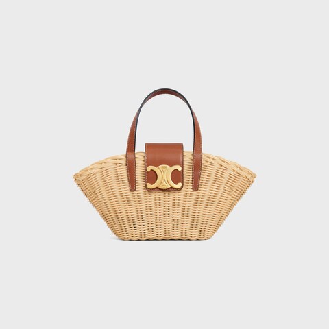 Celine - Classic Basket Teen Basket Natural Wicker