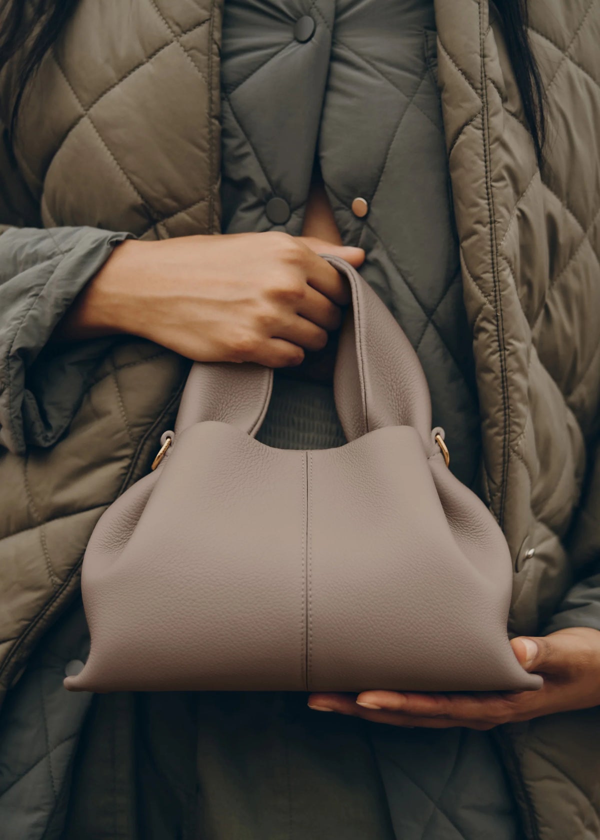 Numéro Neuf Mini - Taupe Grained