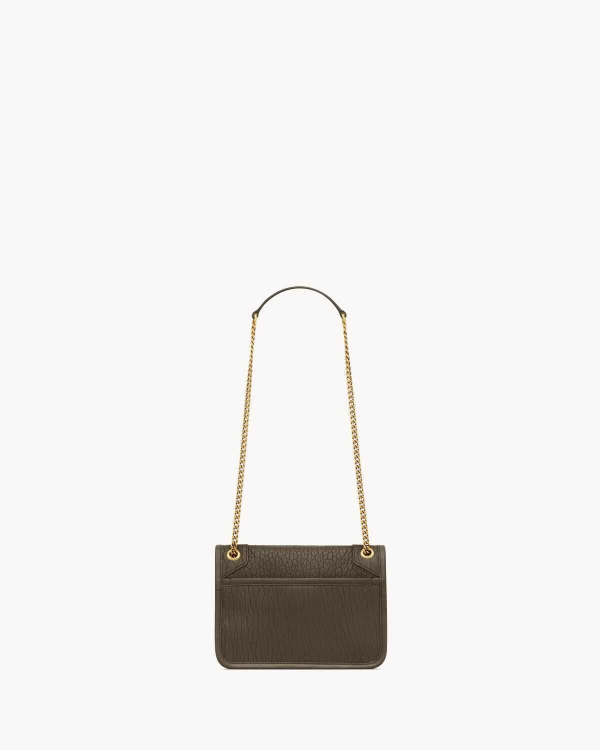 NIKI MINI IN GRAINED LAMBSKIN - LIGHT MUSK