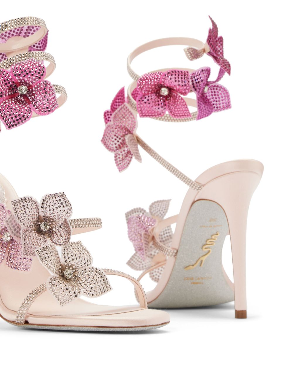 SANDALES -  PEACH FLOWER PINK  105