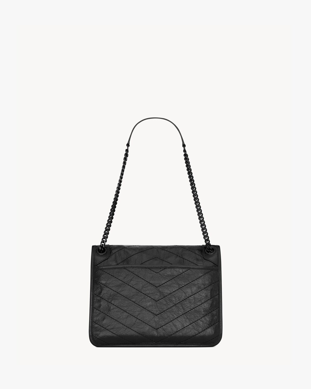 NIKI MEDIUM IN VINTAGE LEATHER - BLACK