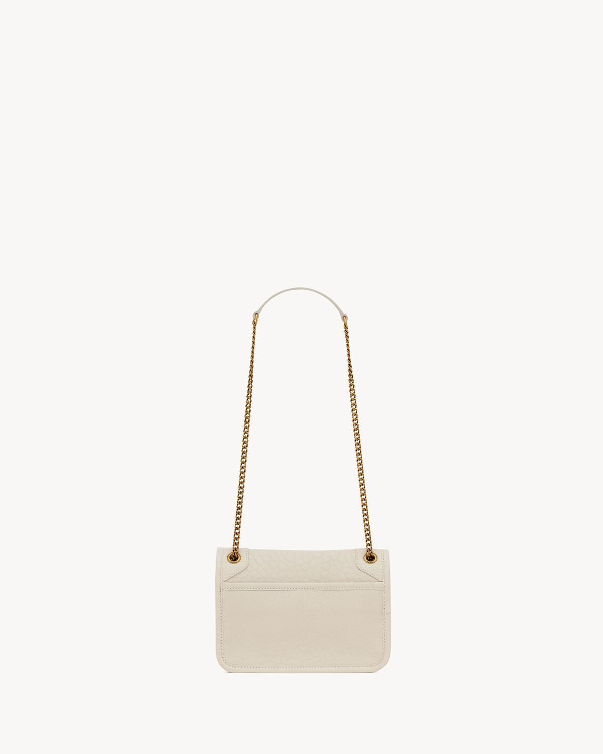 NIKI MINI IN GRAINED LAMBSKIN - WHITE