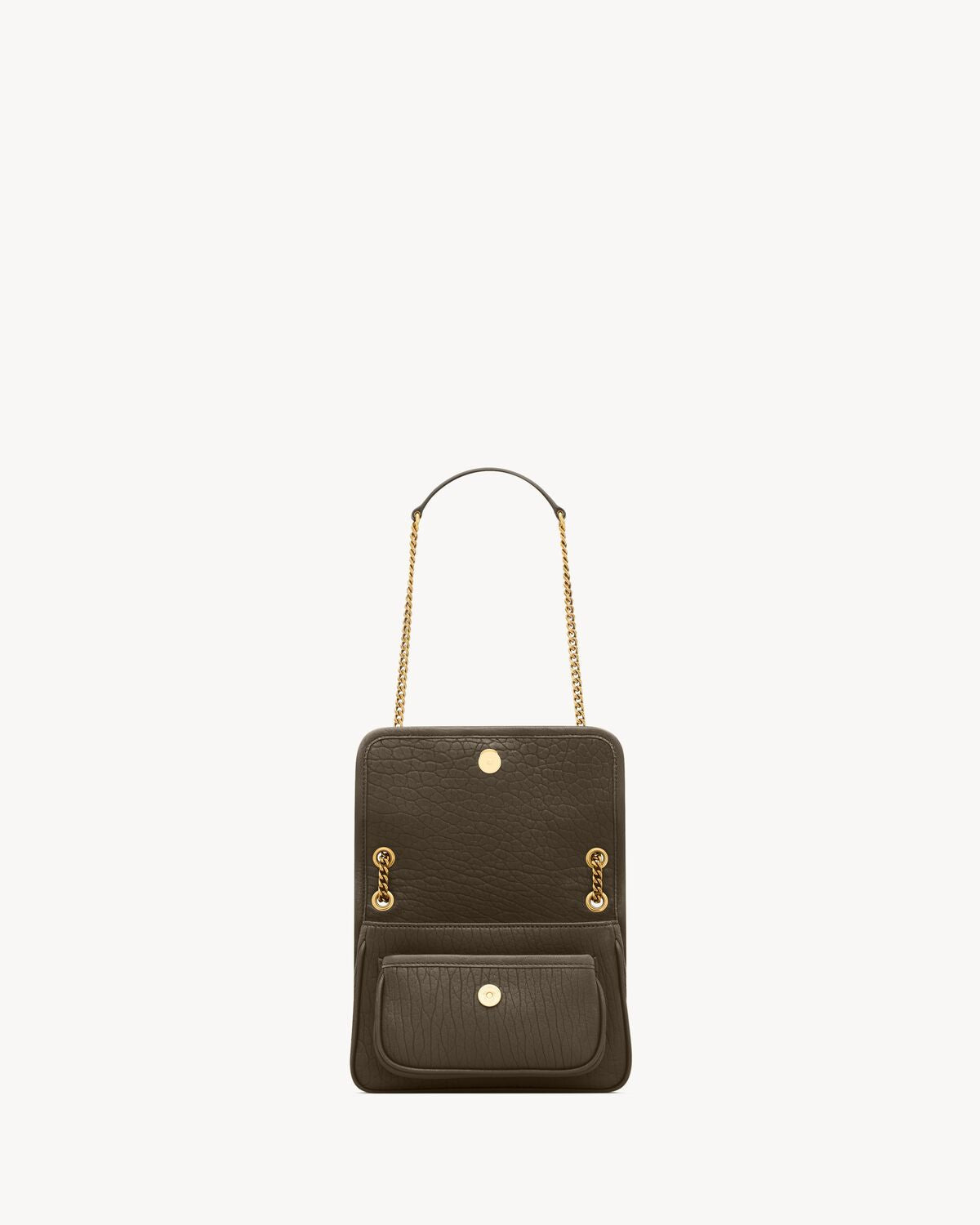 NIKI MINI IN GRAINED LAMBSKIN - LIGHT MUSK