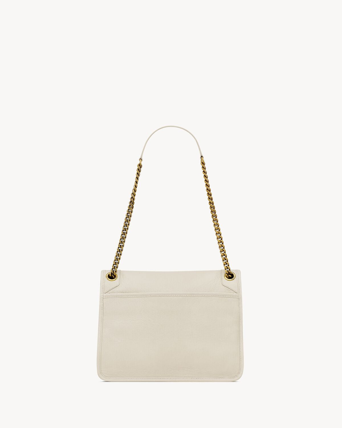 NIKI MEDIUM IN GRAINED LAMBSKIN - WHITE