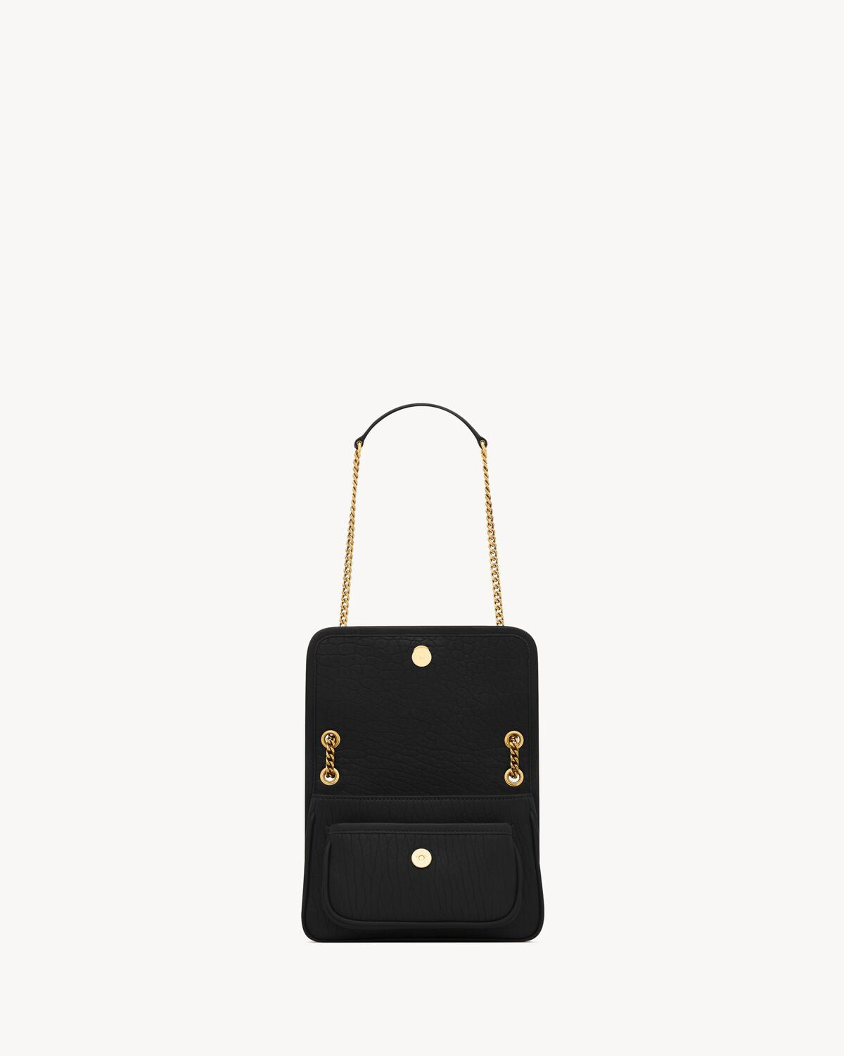 NIKI MINI IN GRAINED LAMBSKIN - BLACK